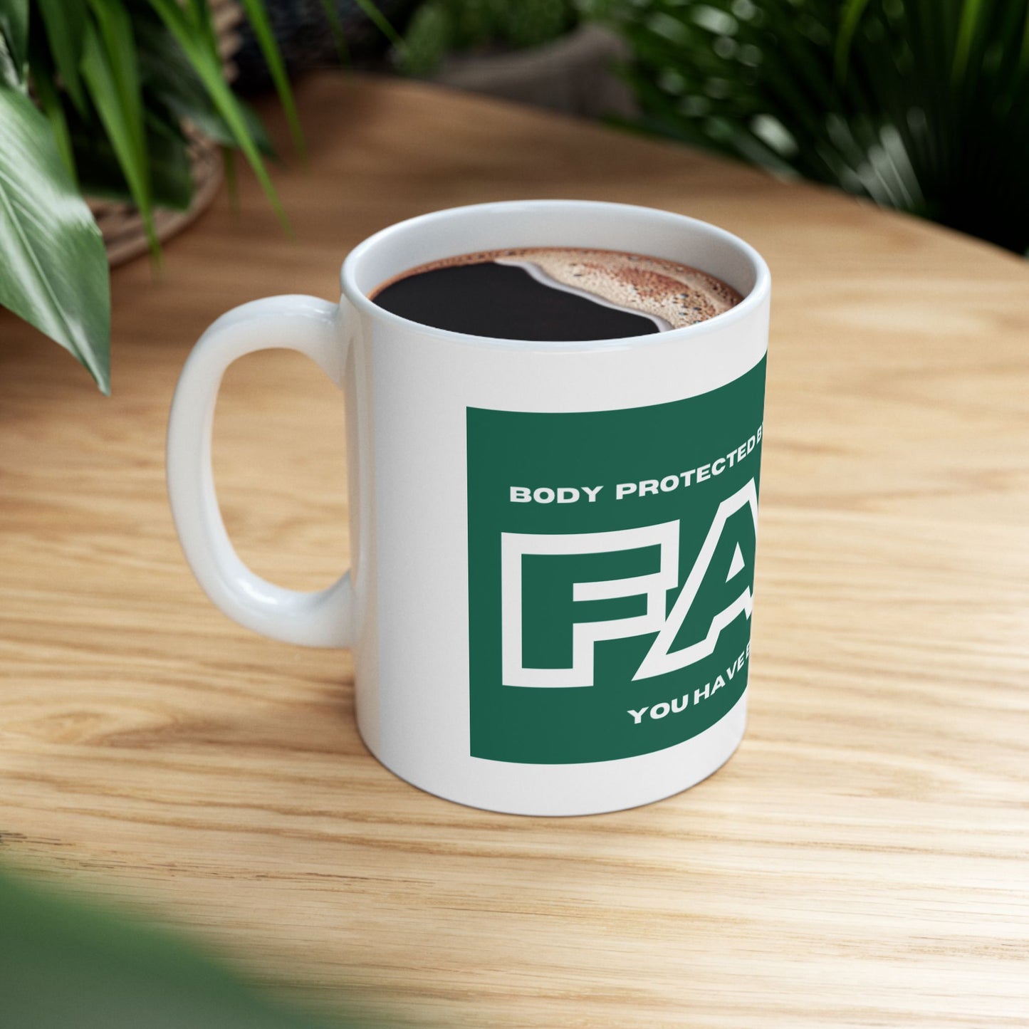 Coffee Mug - FAFO gluten free coffee mug for gluten free friends