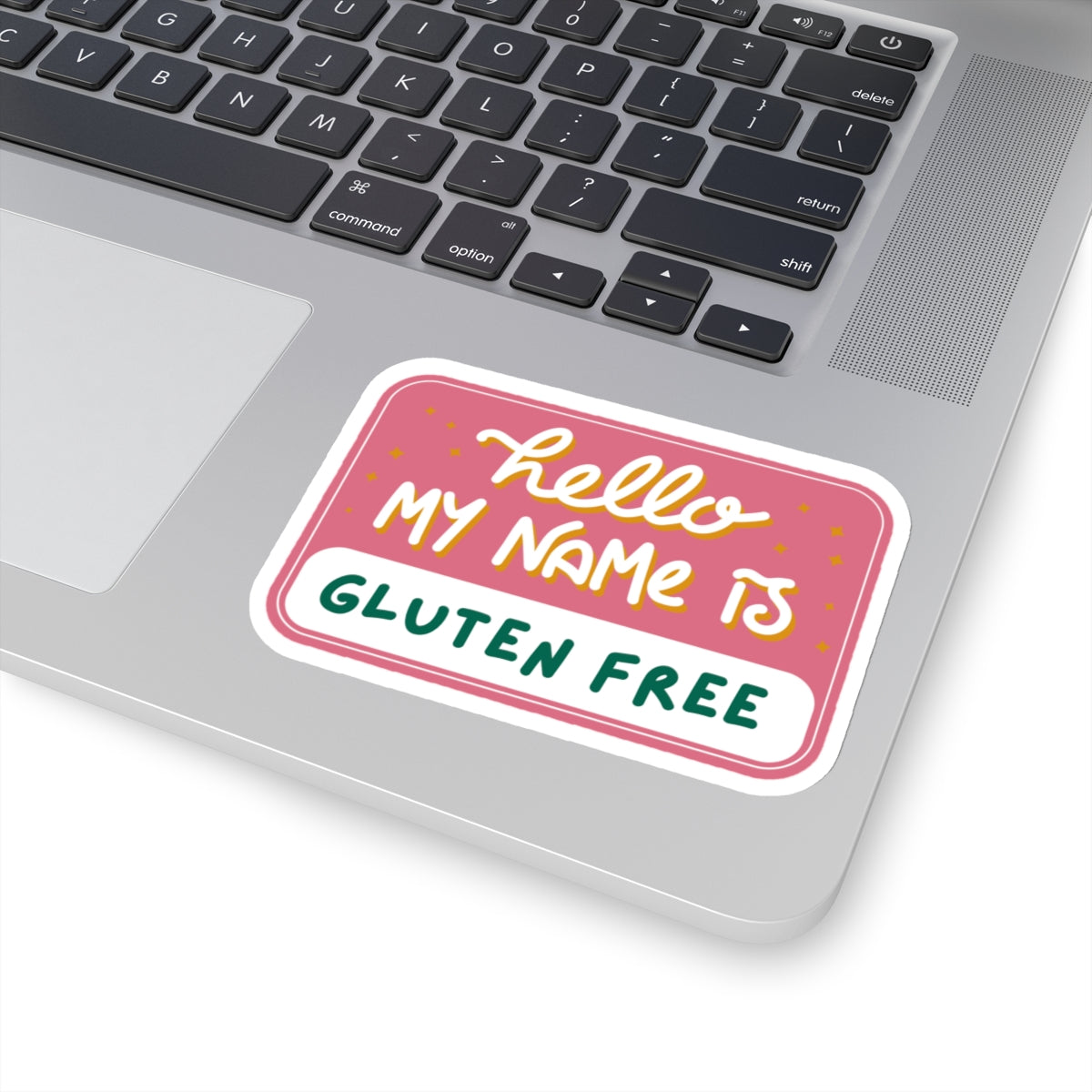 Sarcastic Gluten Free Water Bottle Sticker