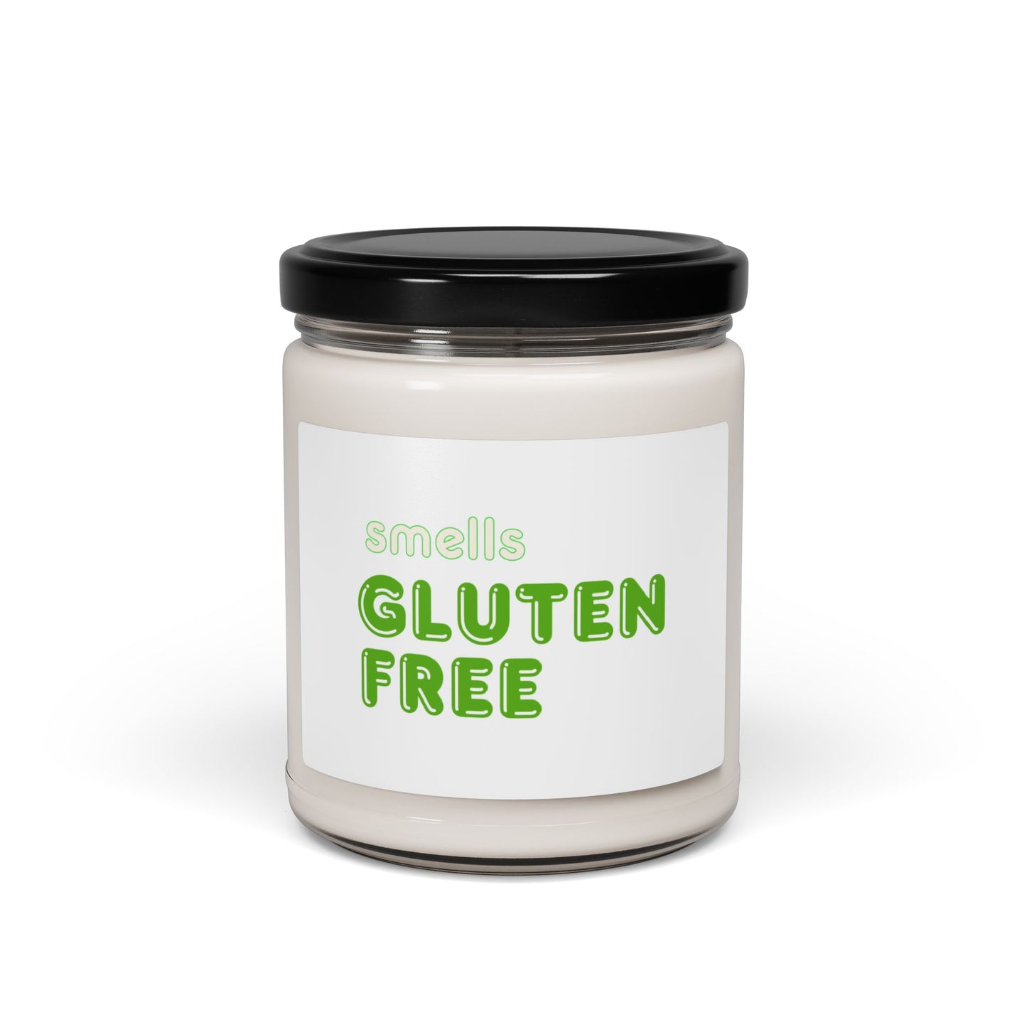 Smells Gluten Free Candle - lid on