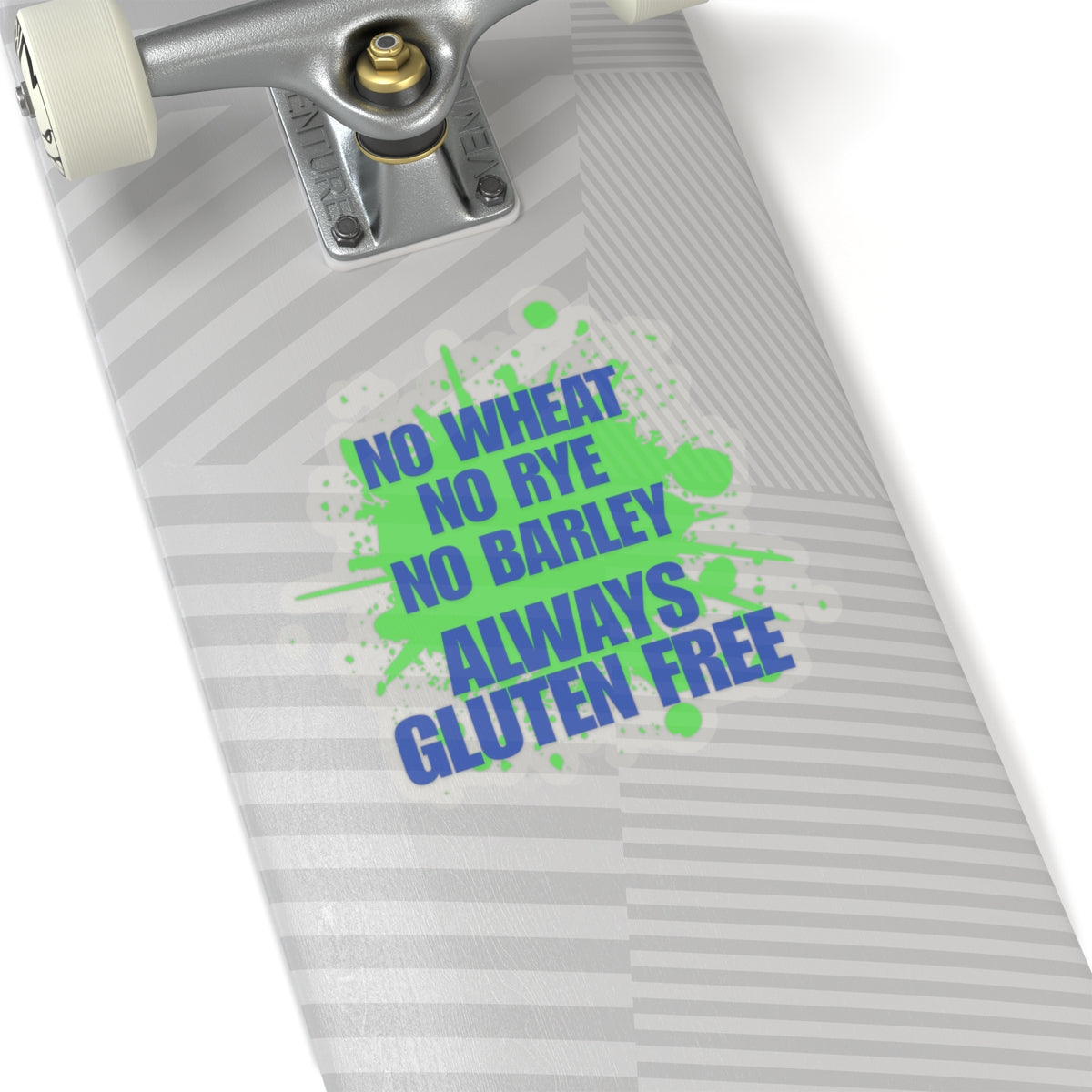 No Wheat, Rye, Barley, Gluten free - Laptop sticker