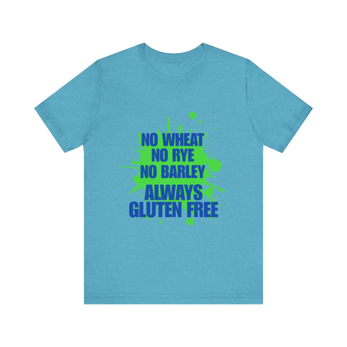 Always gluten free tee - Heather Aqua