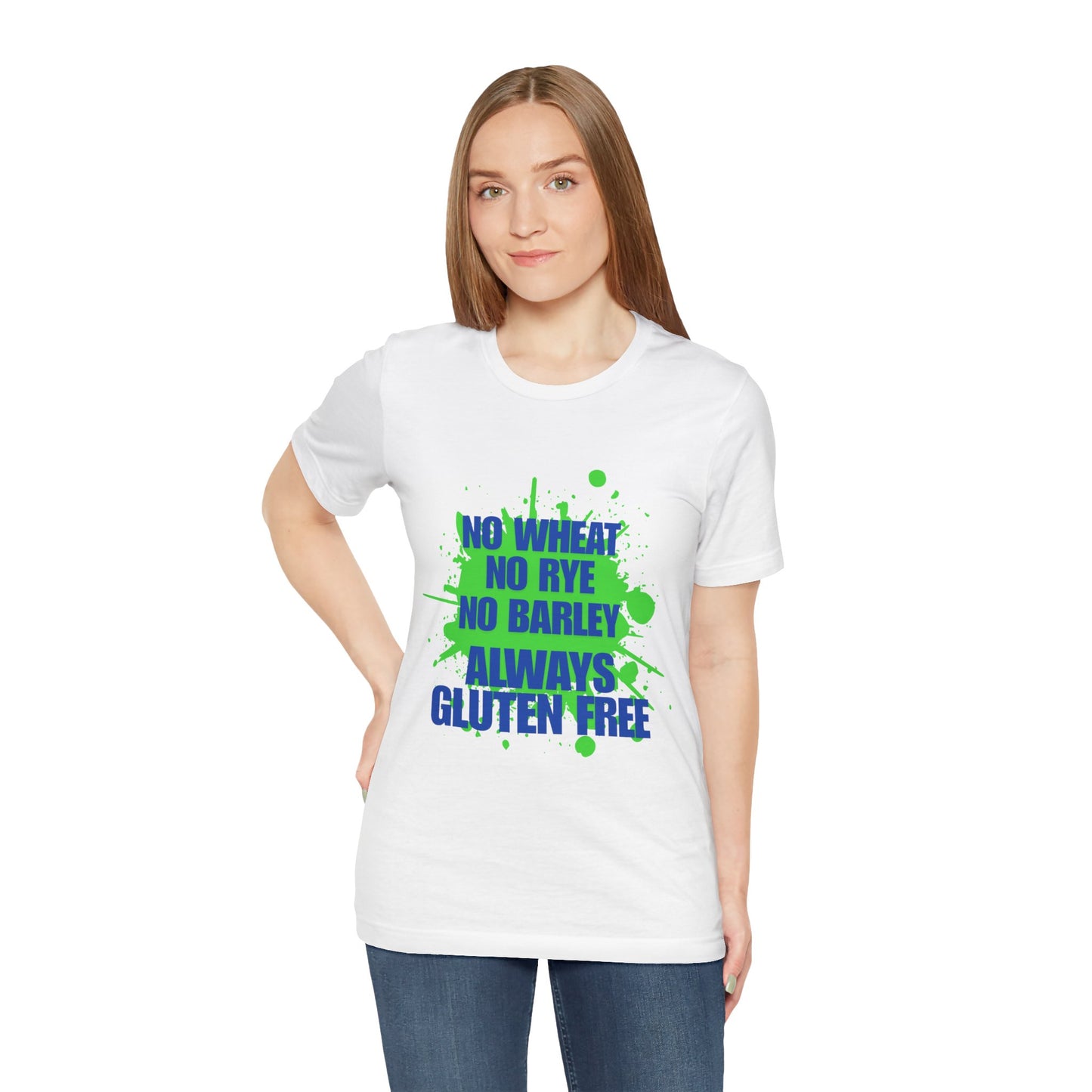 Always gluten free tee - Woman wearing white tee