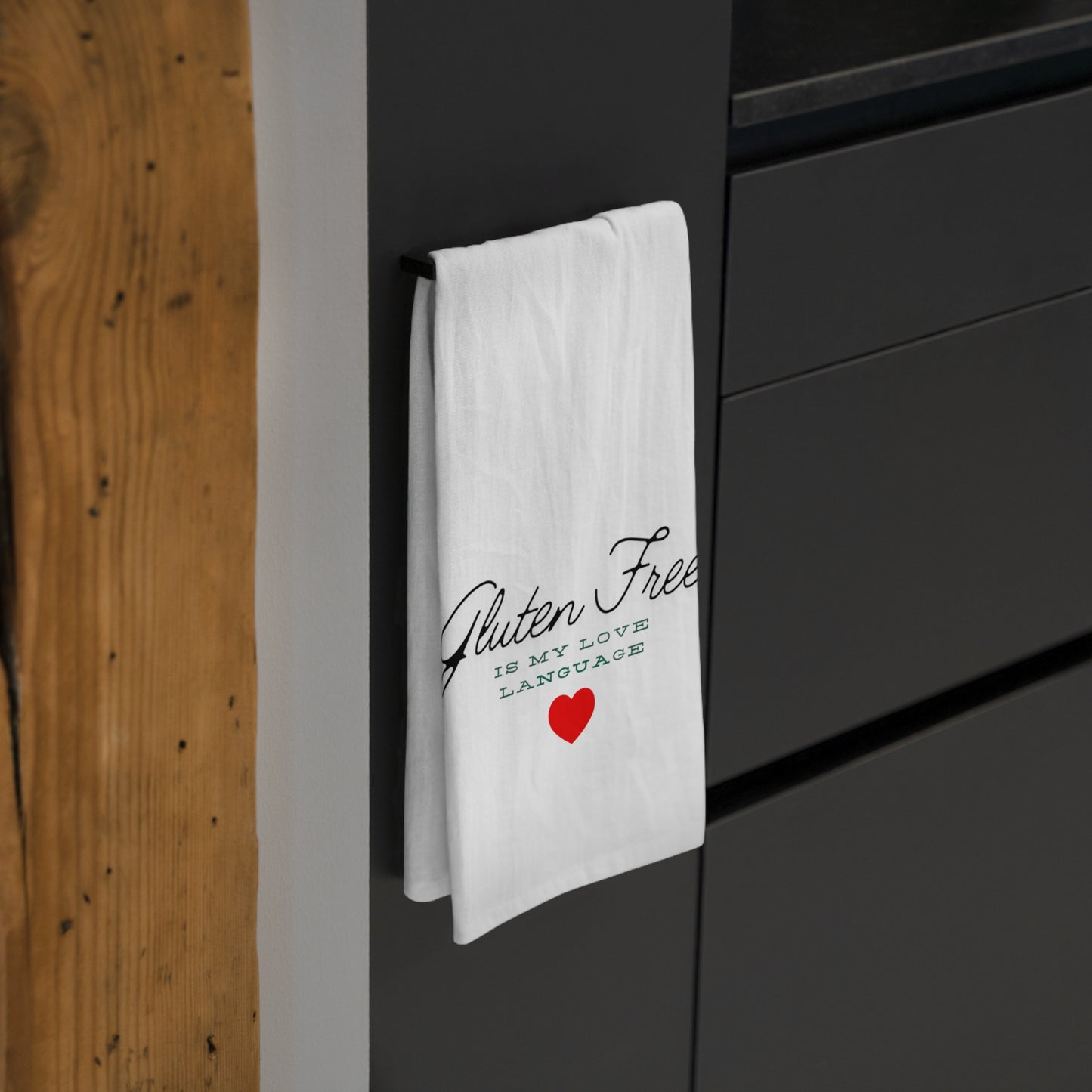 Gluten free is my love language tea towel - FatCeliac’s Store