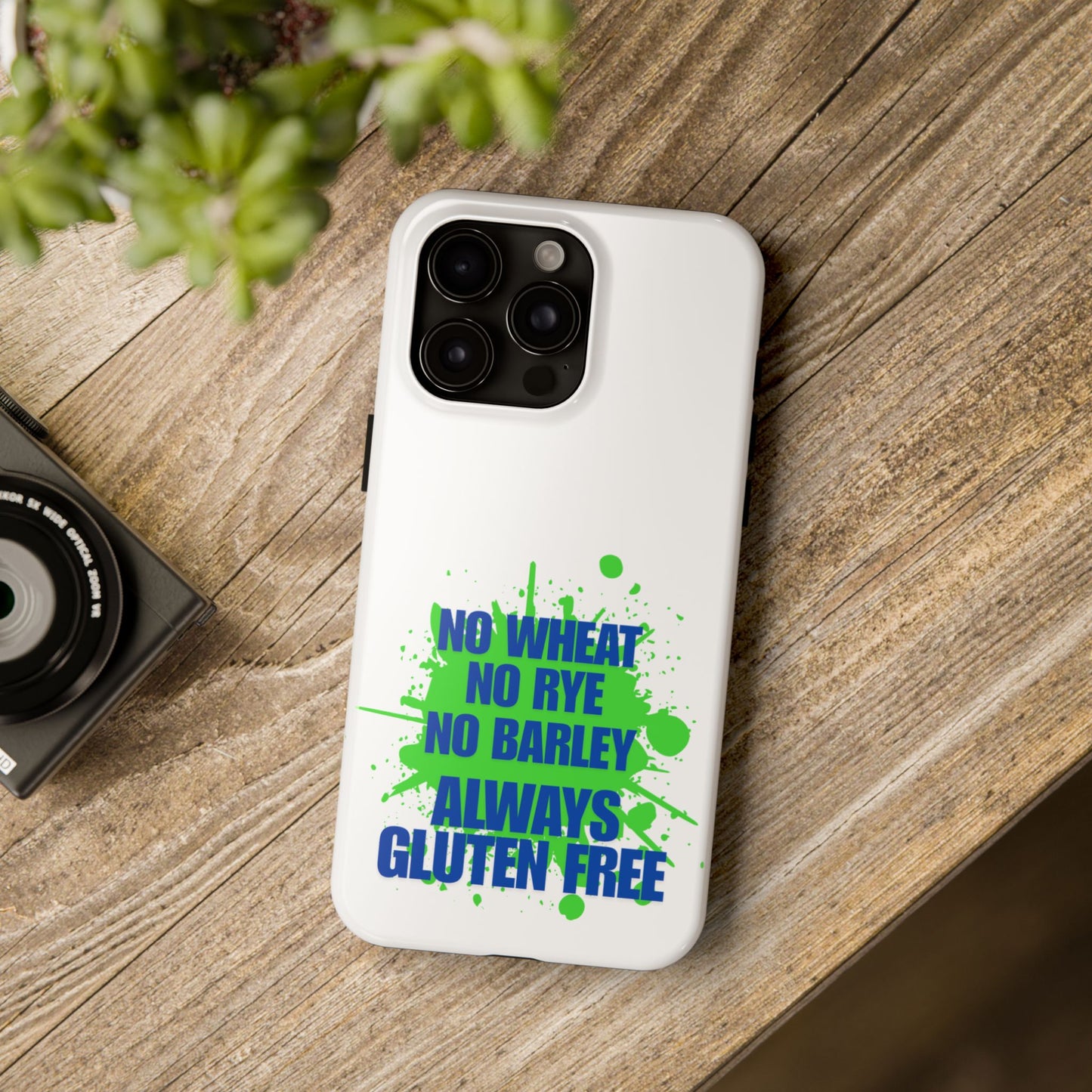 Fun Gluten-Free Phone case - Front