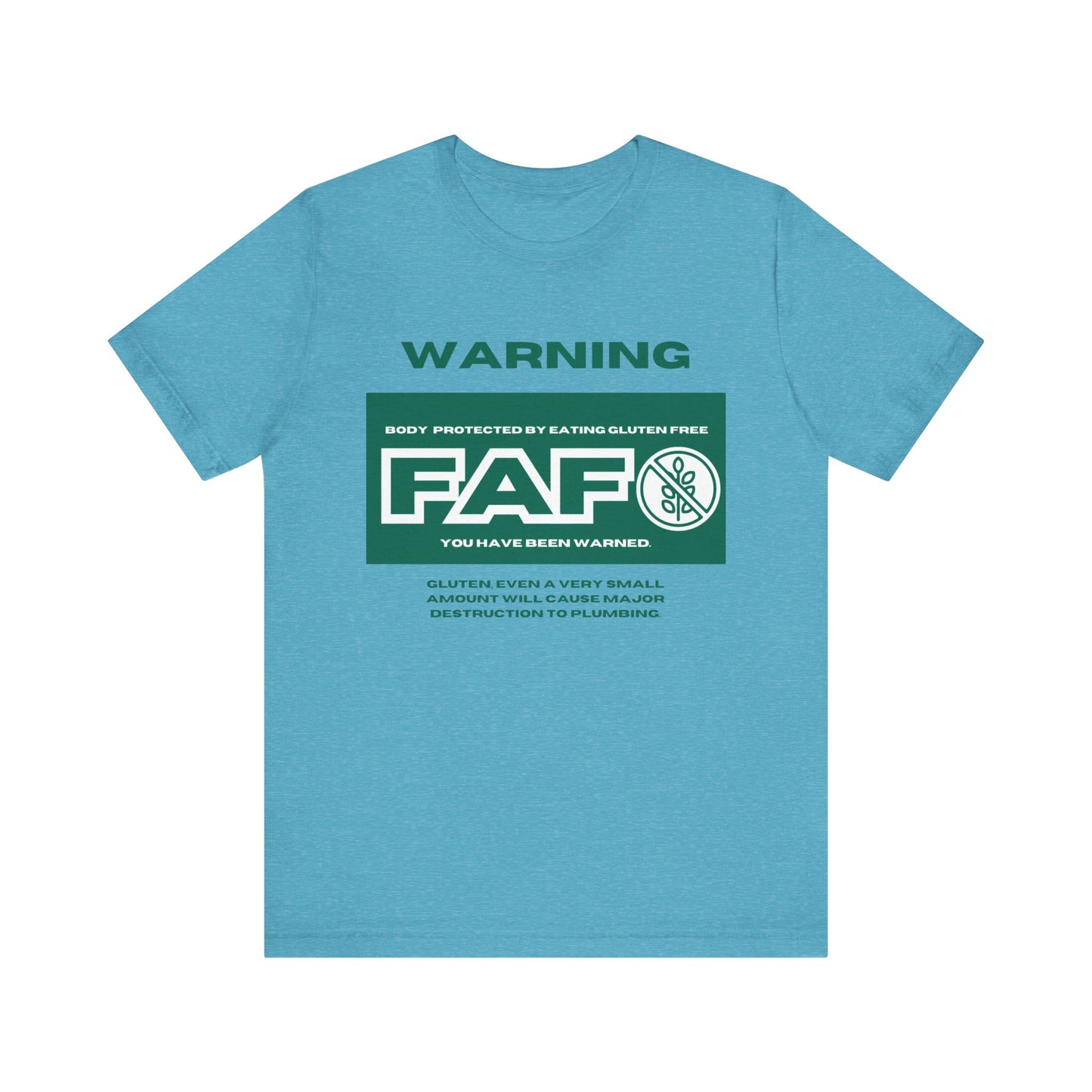 FAFO Gluten Free Tee - Unisex Jersey Short Sleeve