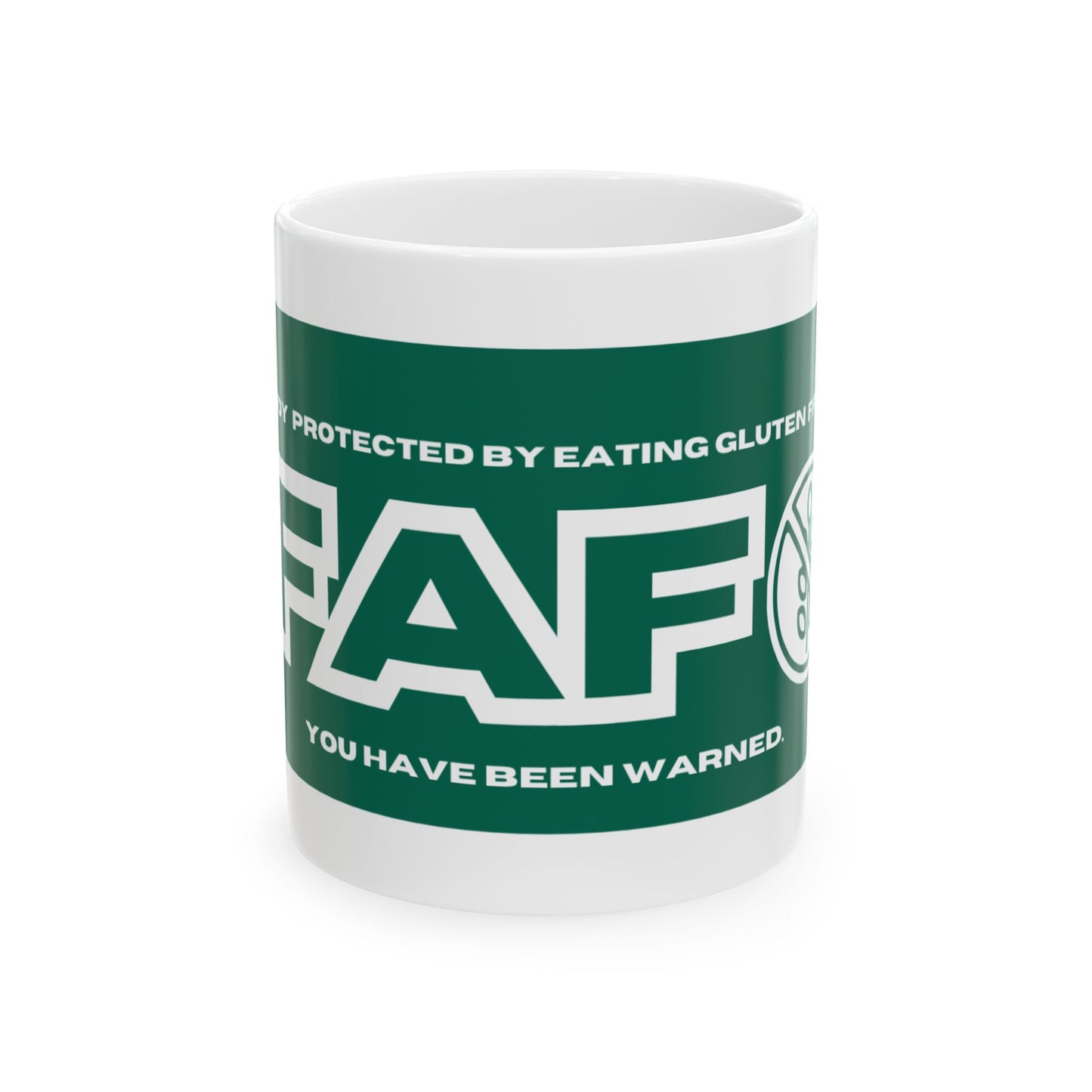 Coffee Mug - FAFO gluten free coffee mug for gluten free friends