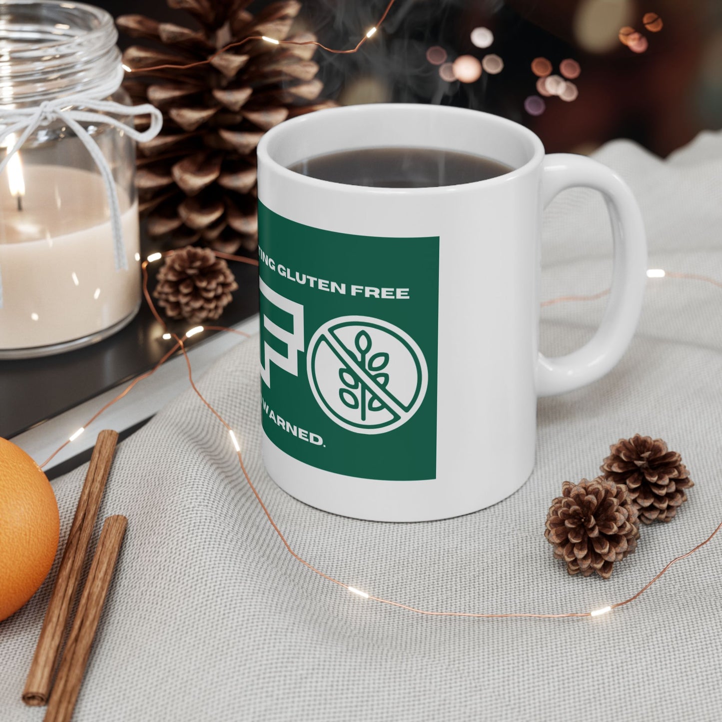 Coffee Mug - FAFO gluten free coffee mug for gluten free friends