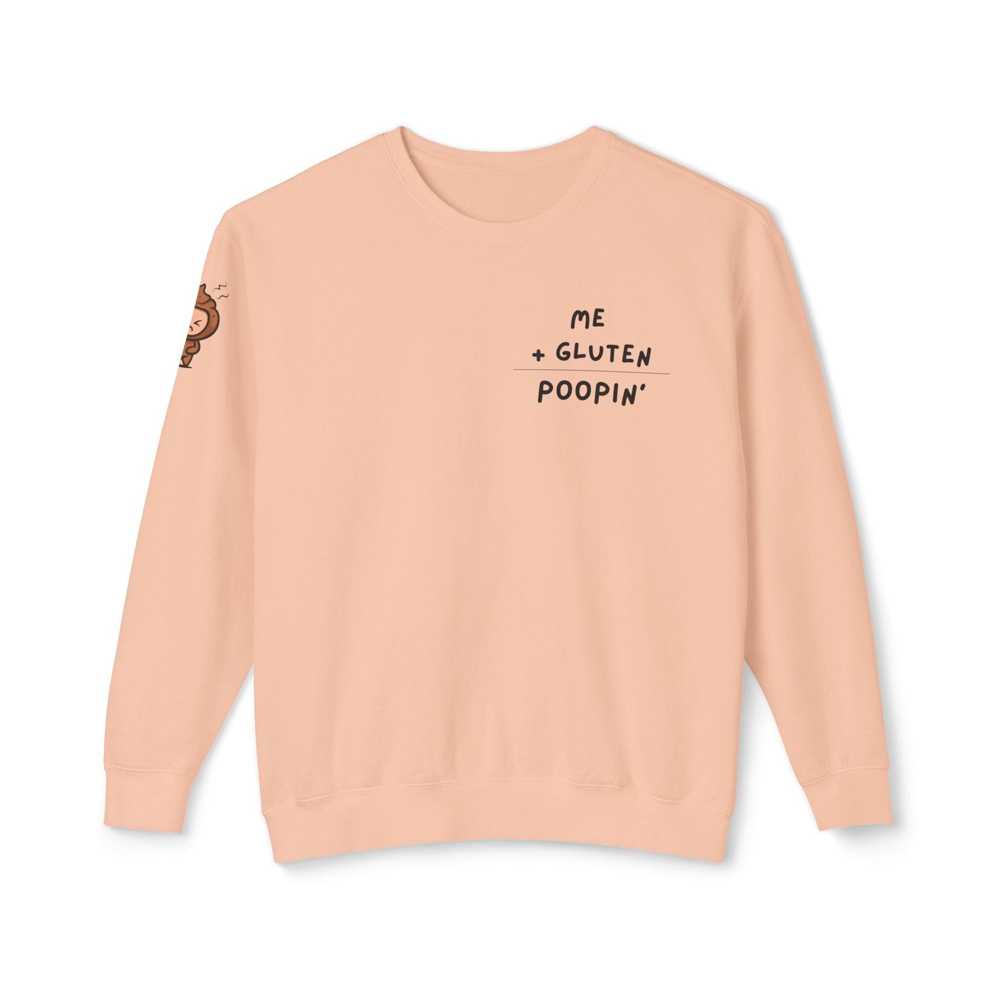 Gluten free funny emoji sweatshirt