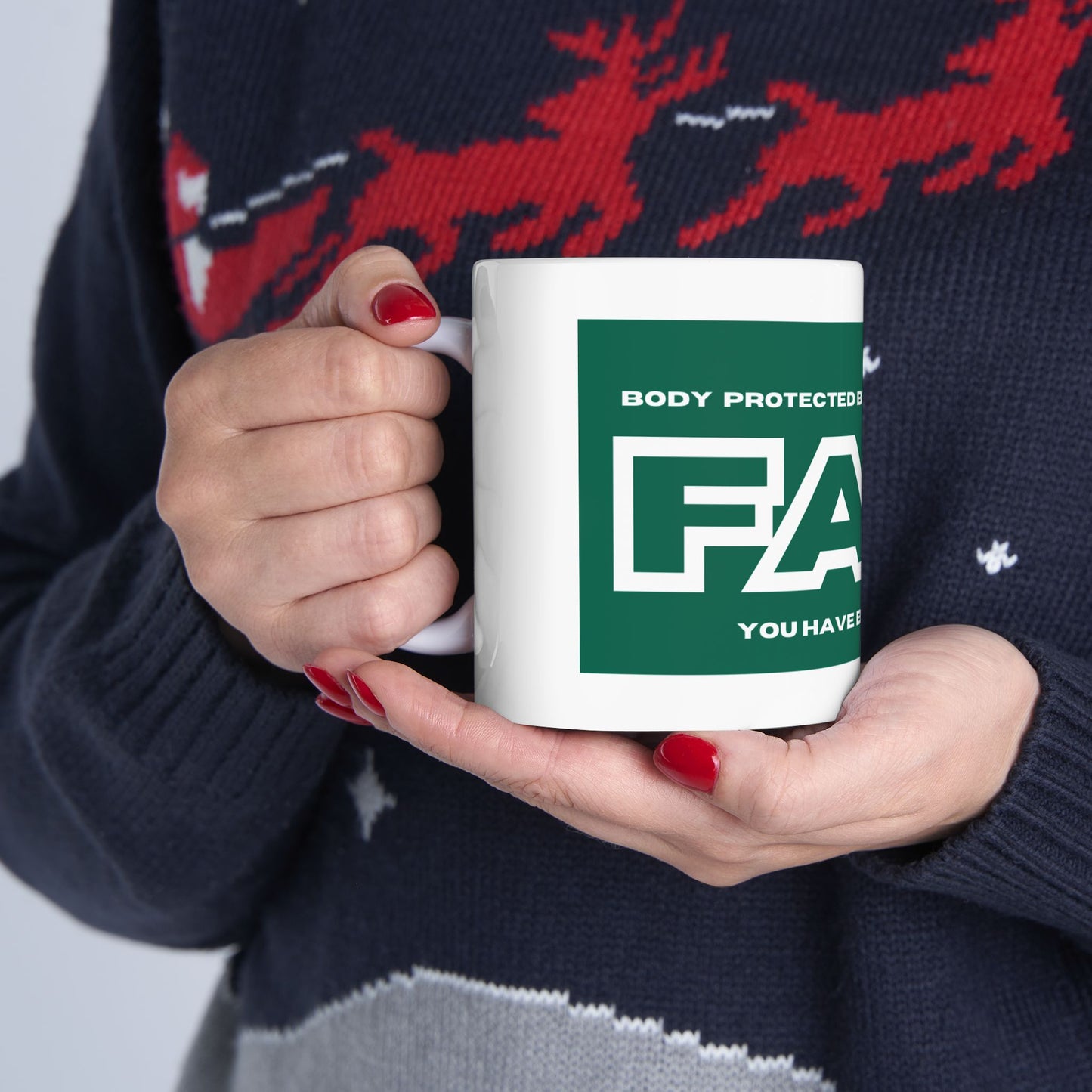 Coffee Mug - FAFO gluten free coffee mug for gluten free friends