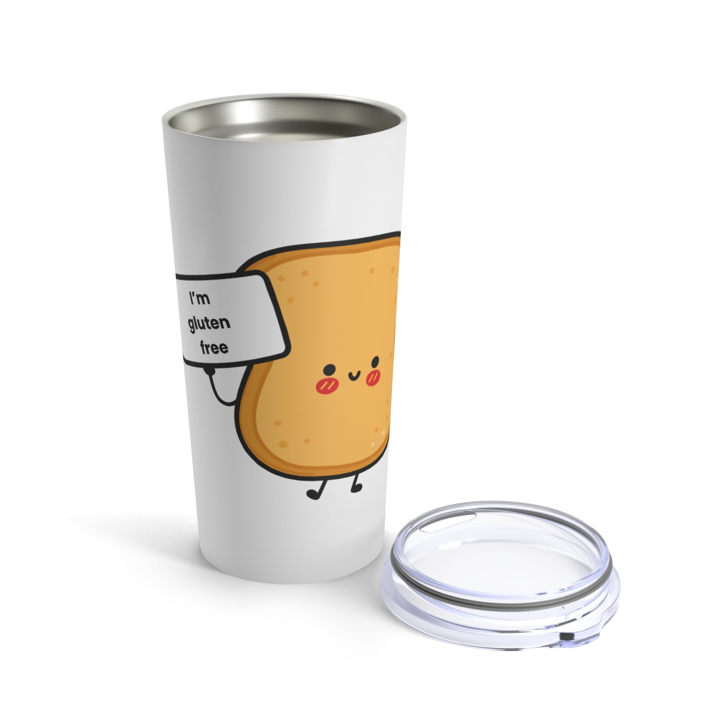 Gluten Free Toast - Tumbler 20oz - FatCeliac’s Store