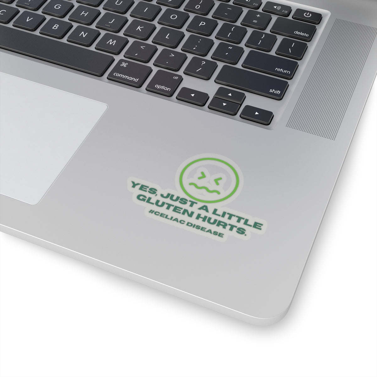 Yes, Just a little gluten hurts - Kiss-Cut Stickers - FatCeliac’s Store