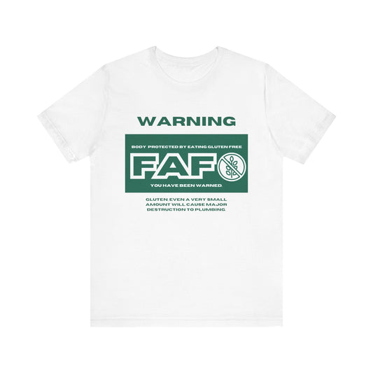 FAFO Gluten Free Tee - Unisex Jersey Short Sleeve