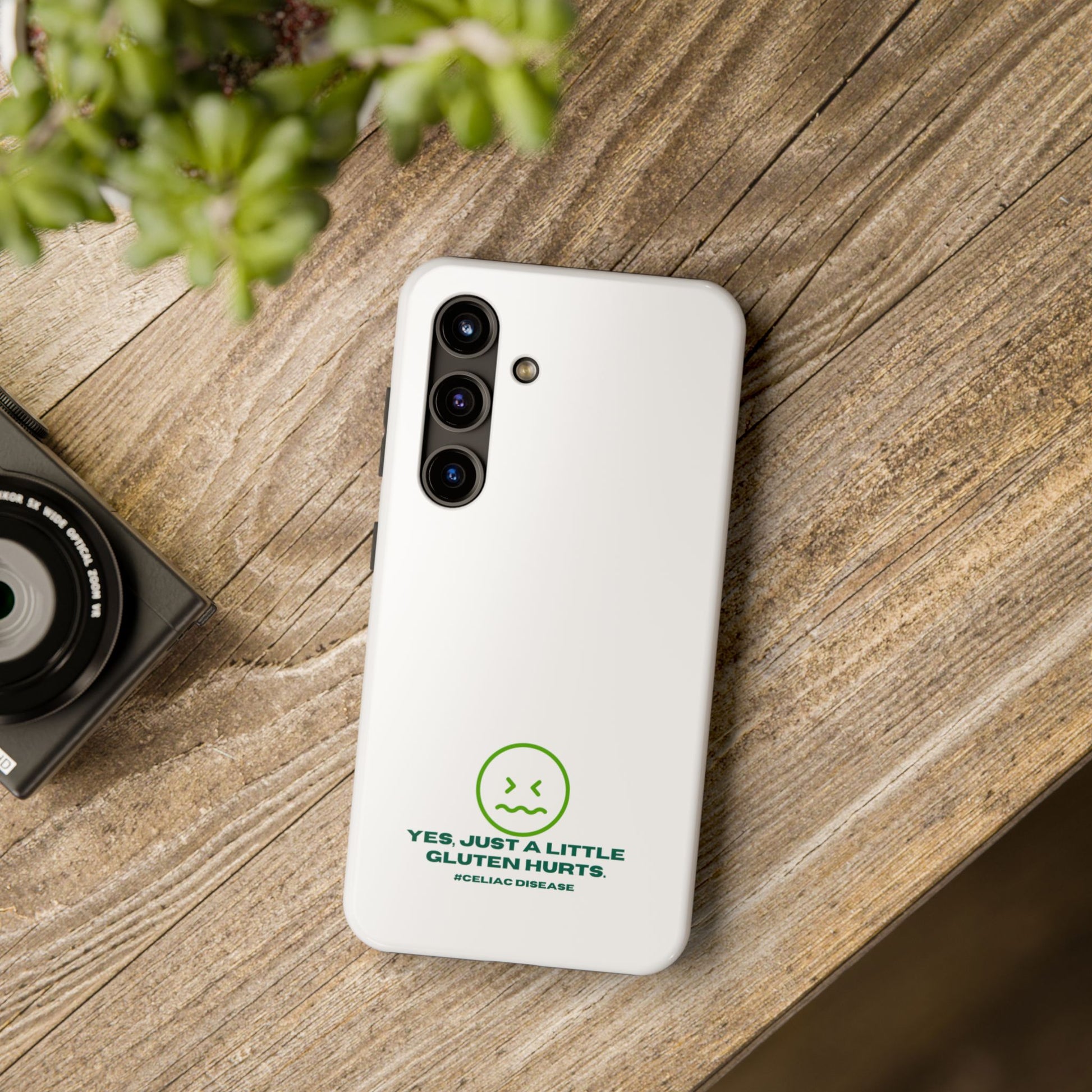 Yes, Just a little gluten hurts - phone case - FatCeliac’s Store