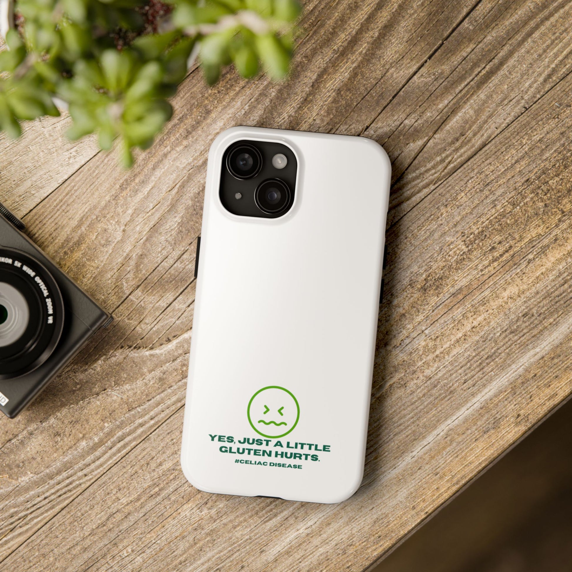 Yes, Just a little gluten hurts - phone case - FatCeliac’s Store