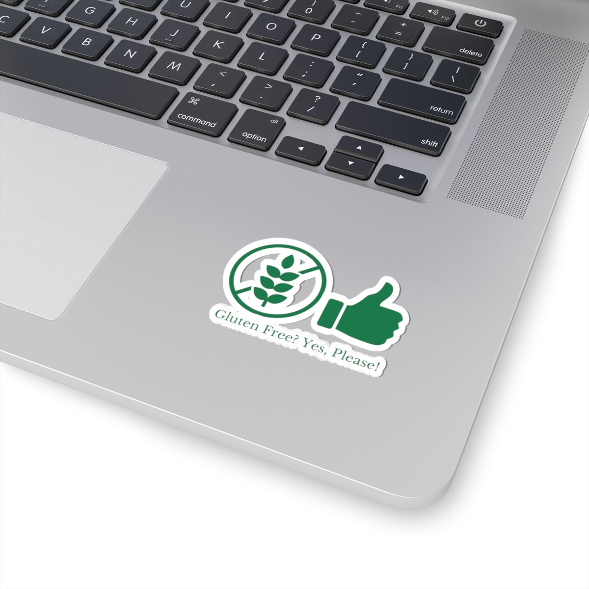 Kiss-Cut Stickers Gluten Free - Yes Please Sticker for Celiac Disease Patient
