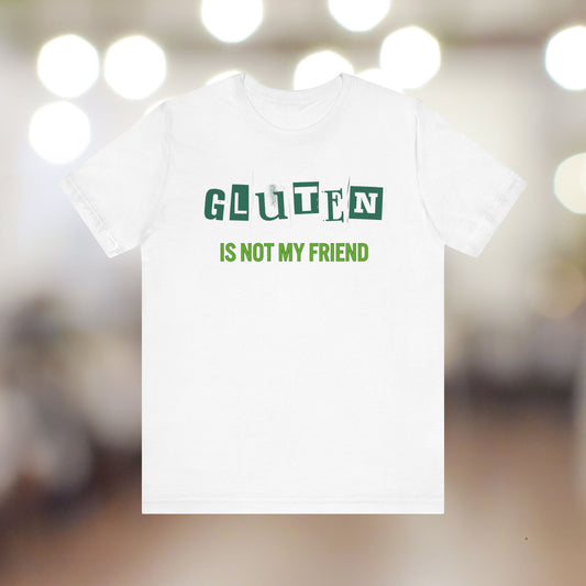 Gluten Free Unisex Tee, Celiac Disease Shirt, Gluten Intolerance Gift, Wheat Allergy T-Shirt, Gluten Sensitivity Top, Food Allergy Clothing