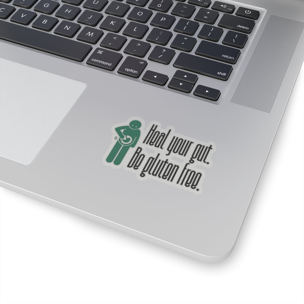 Heal your gut, be gluten free - Kiss-Cut Stickers - FatCeliac’s Store