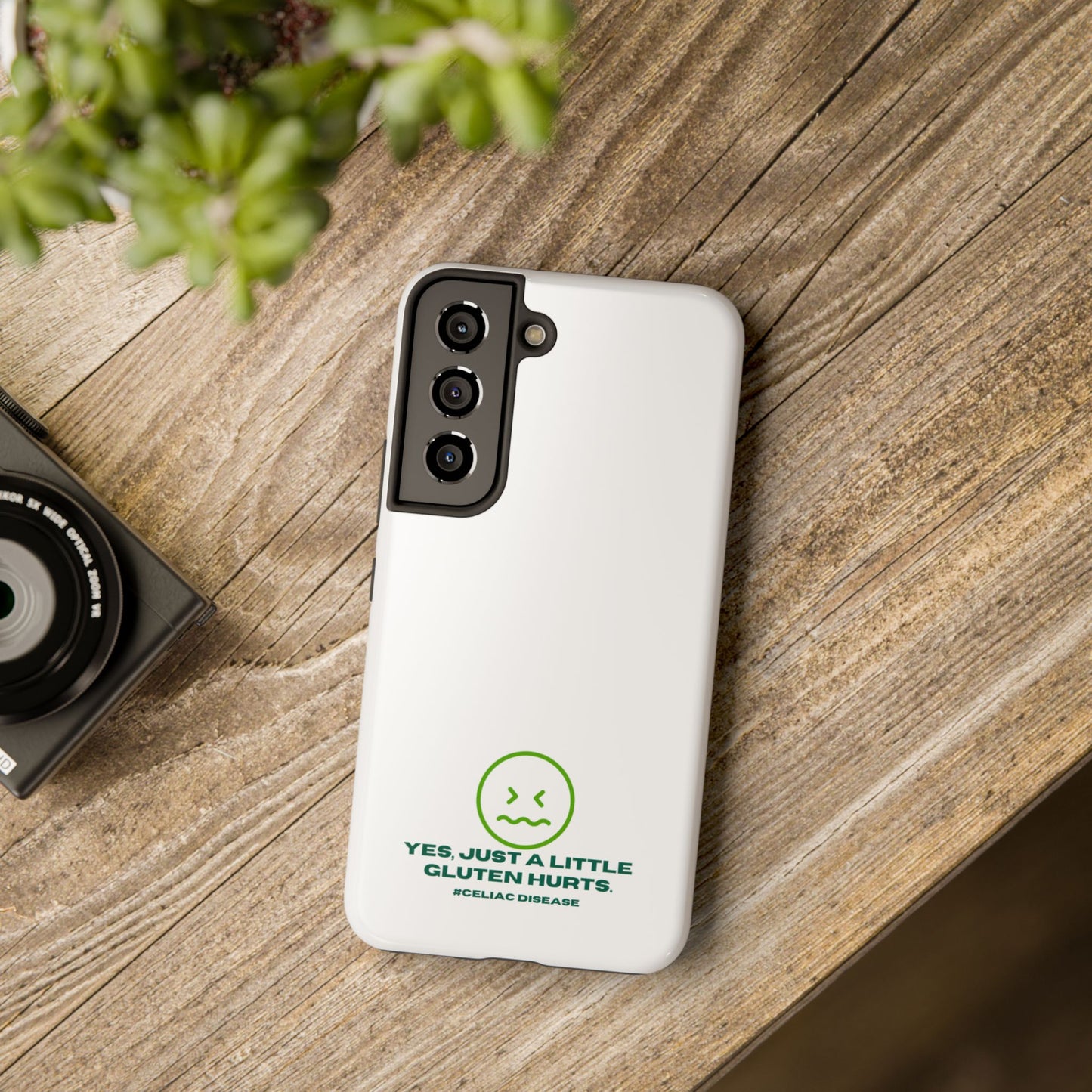 Yes, Just a little gluten hurts - phone case - FatCeliac’s Store