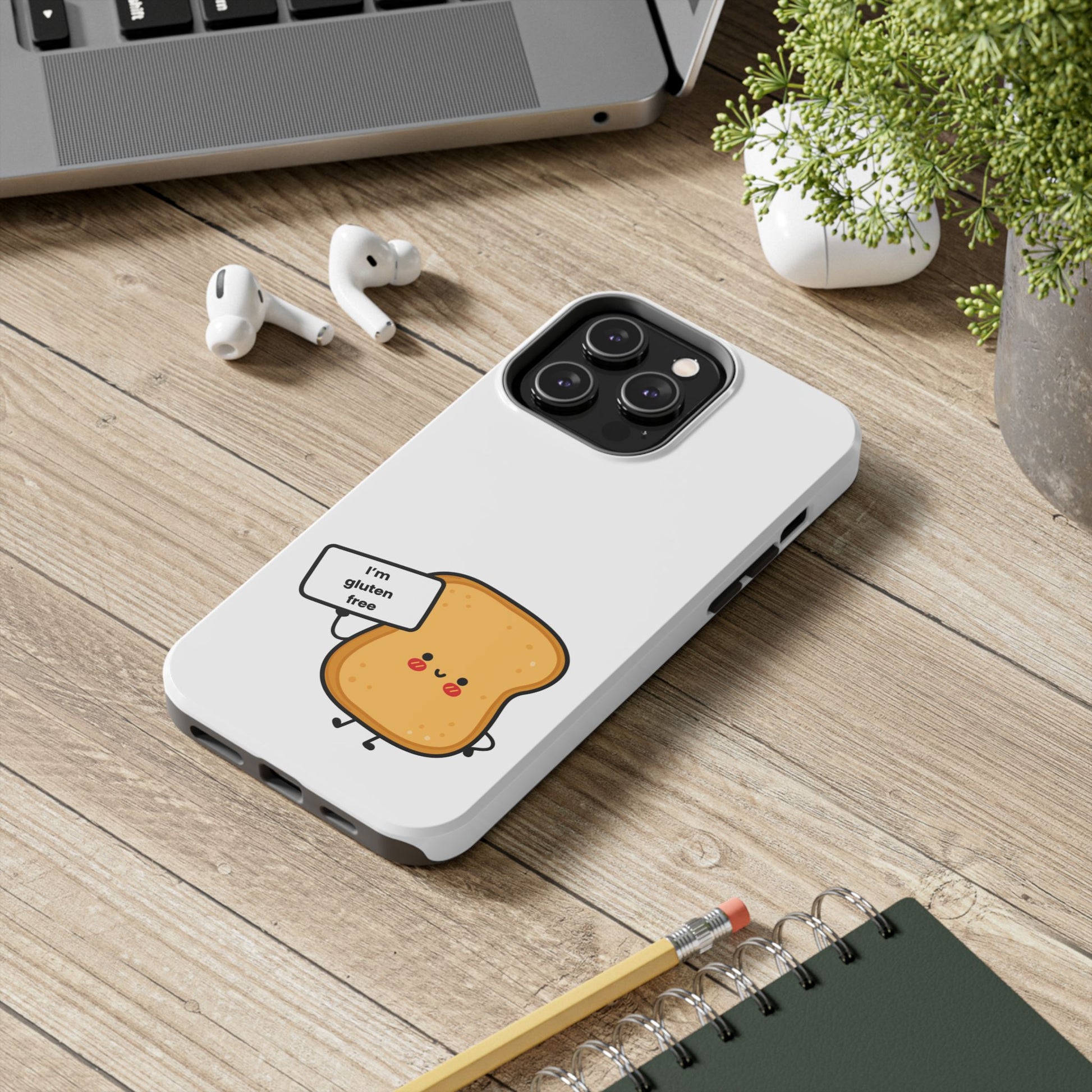 Gluten free toast - Funny Tough Phone Cases - FatCeliac’s Store