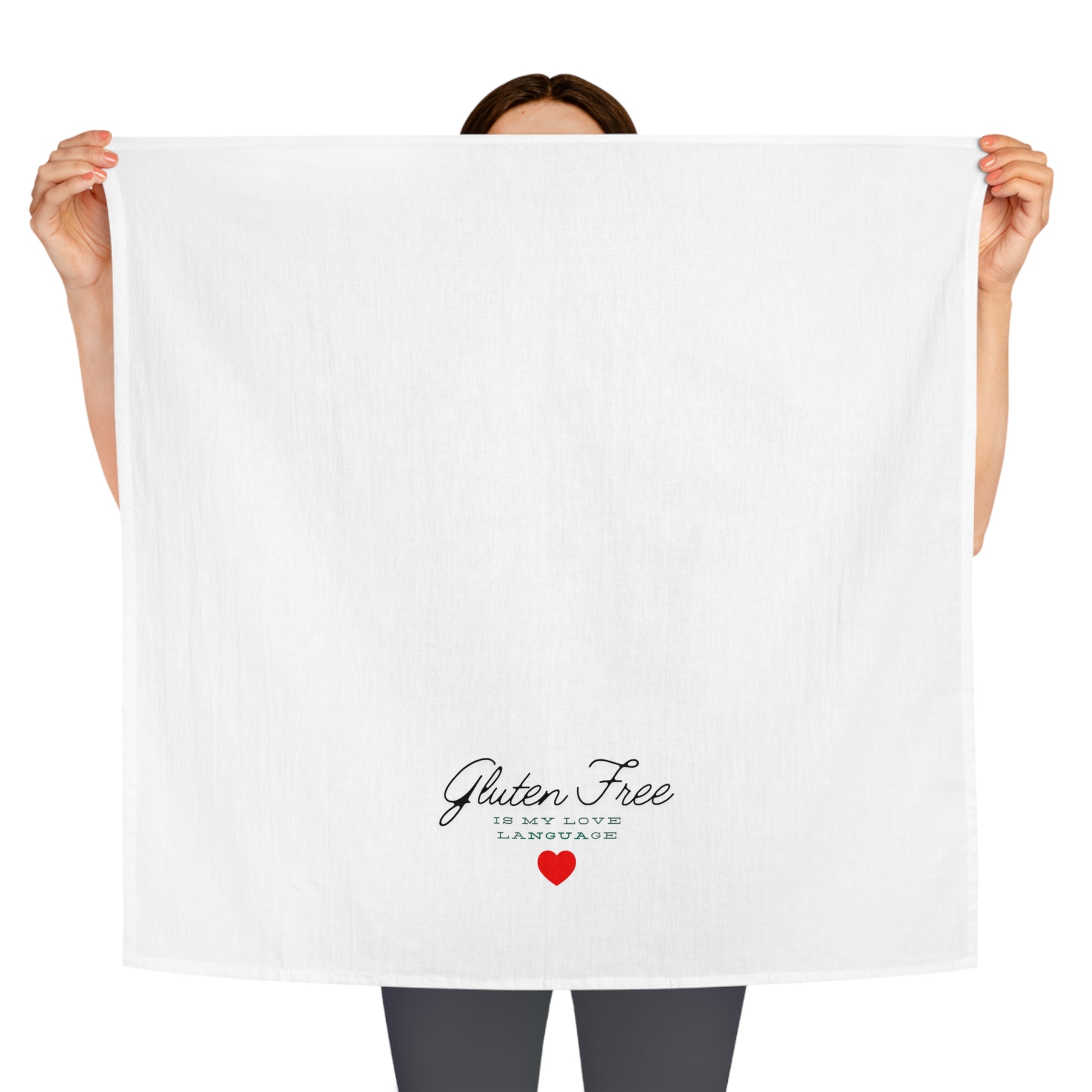 Gluten free is my love language tea towel - FatCeliac’s Store