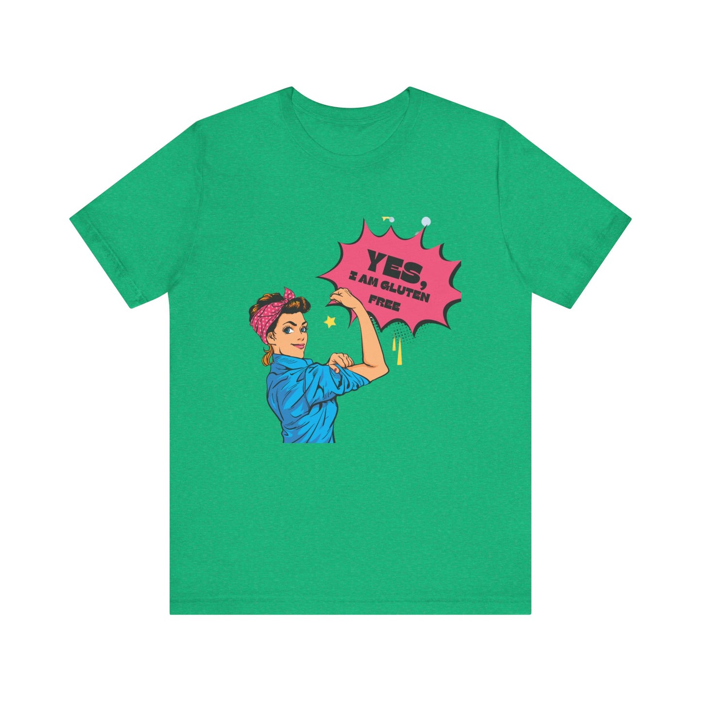 Tee in green