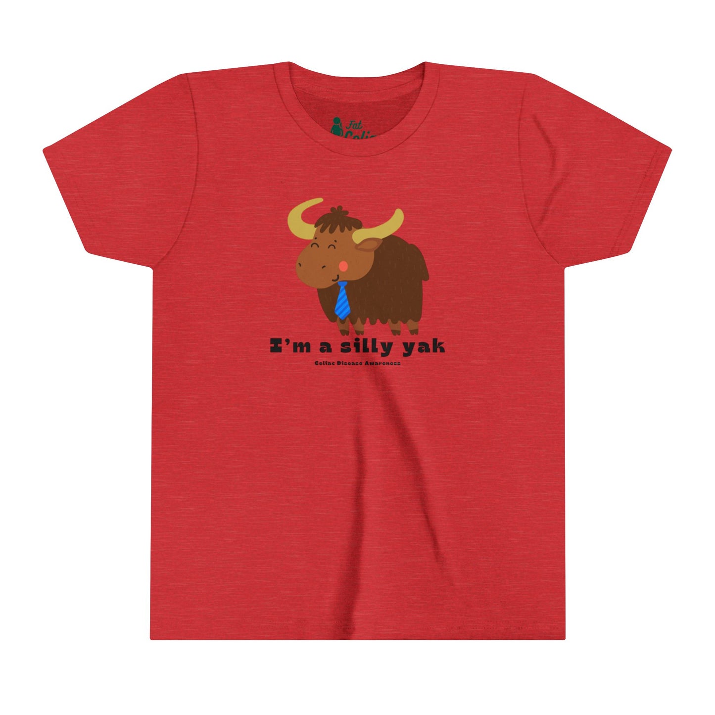 I’m a silly yak with a tie - Youth T0shirt - FatCeliac’s Store