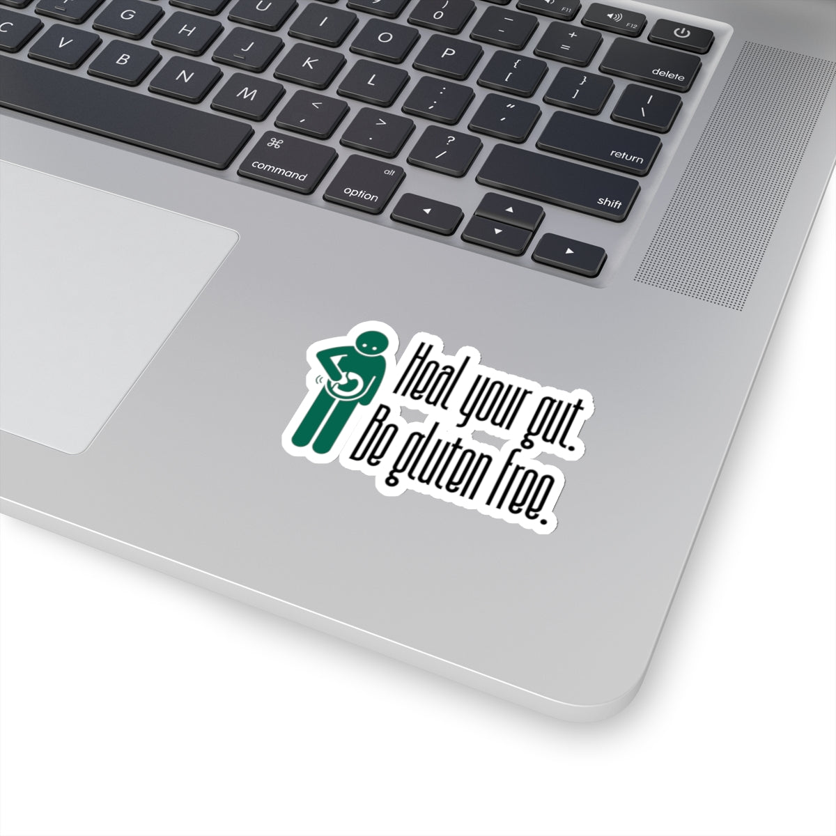 Heal your gut, be gluten free - Kiss-Cut Stickers - FatCeliac’s Store