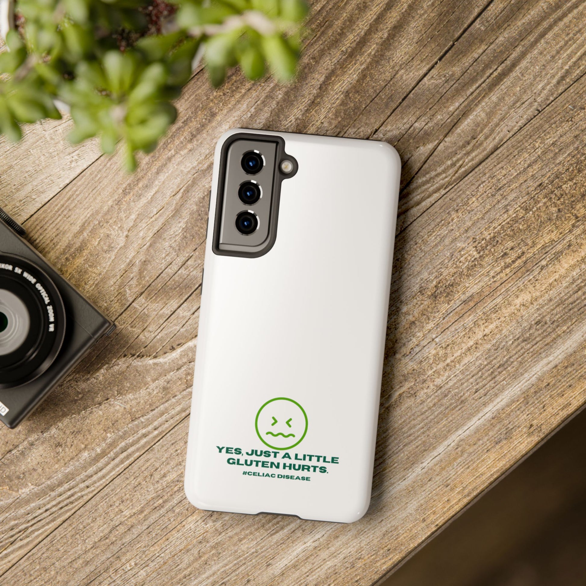 Yes, Just a little gluten hurts - phone case - FatCeliac’s Store