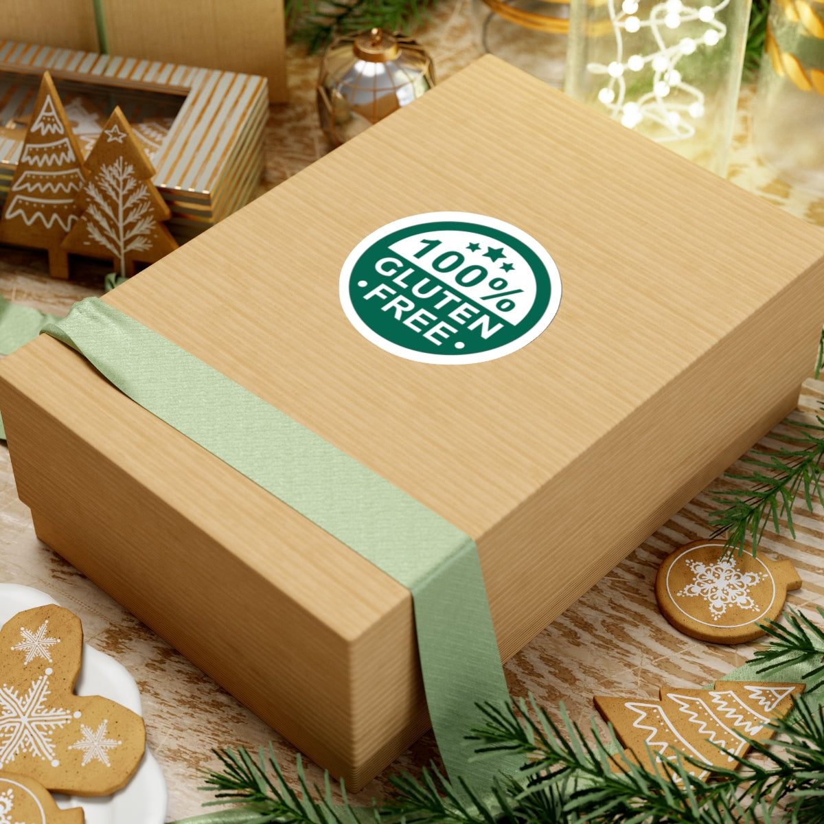 100% Gluten Free - Stickers - FatCeliac’s Store