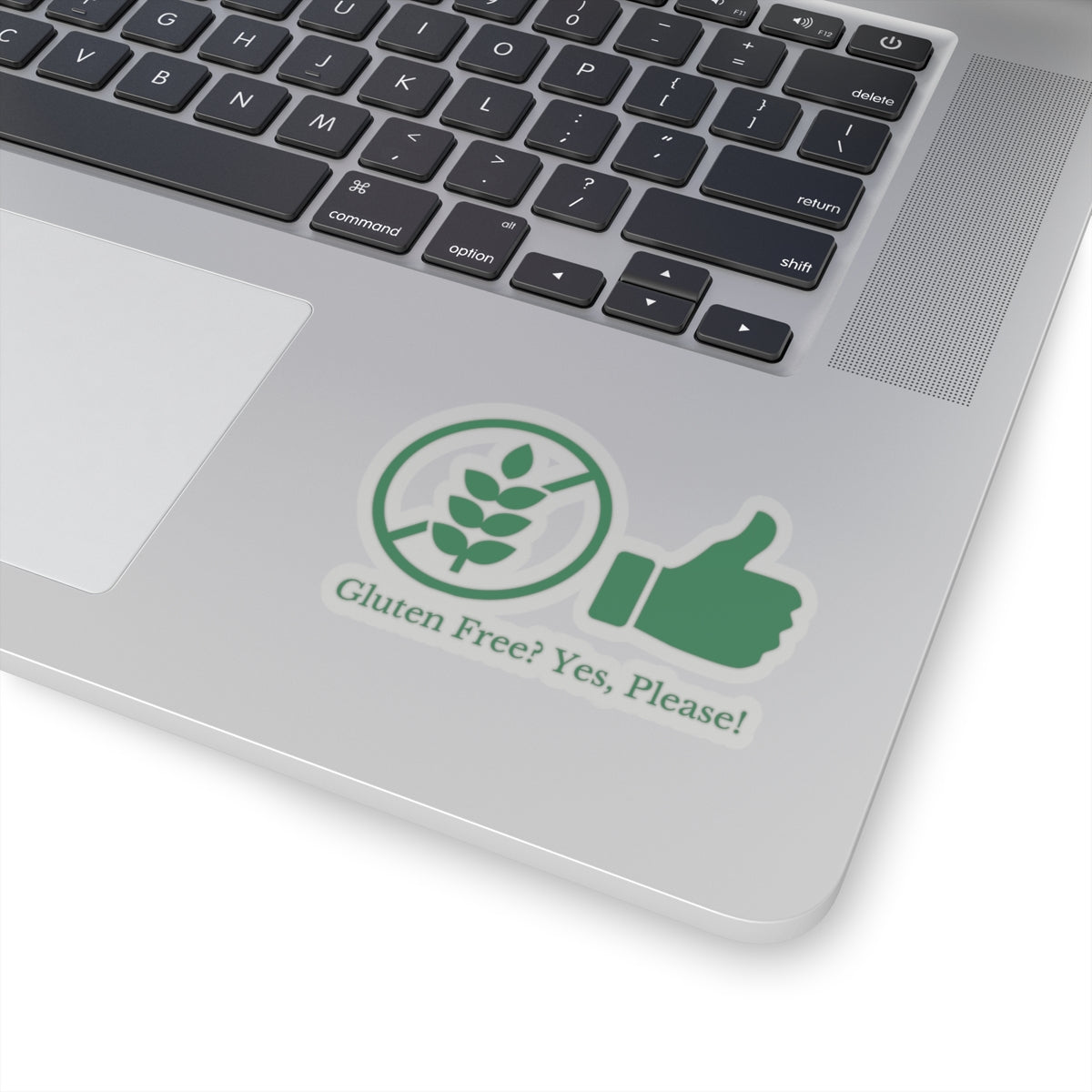 Kiss-Cut Stickers Gluten Free - Yes Please Sticker for Celiac Disease Patient