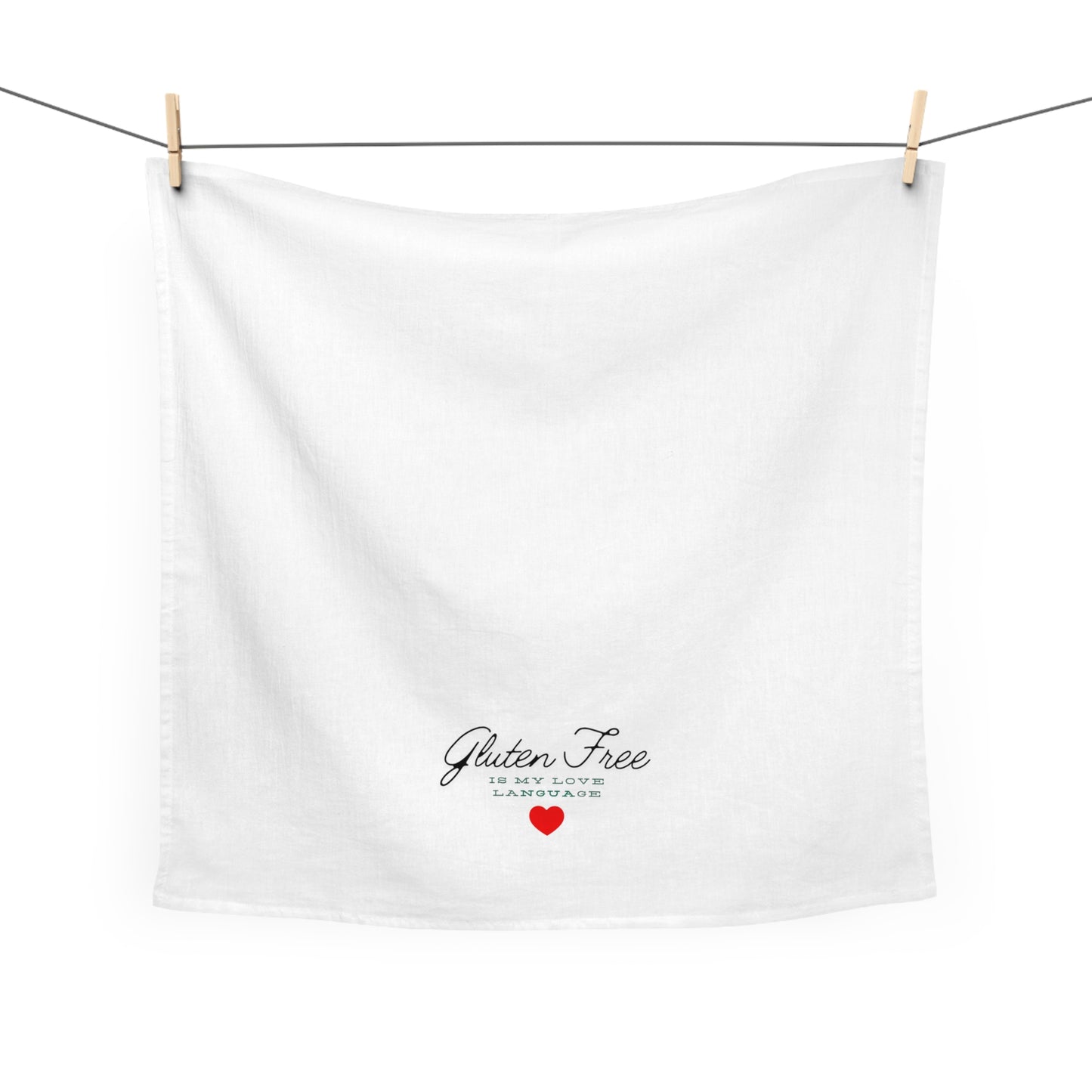 Gluten free is my love language tea towel - FatCeliac’s Store