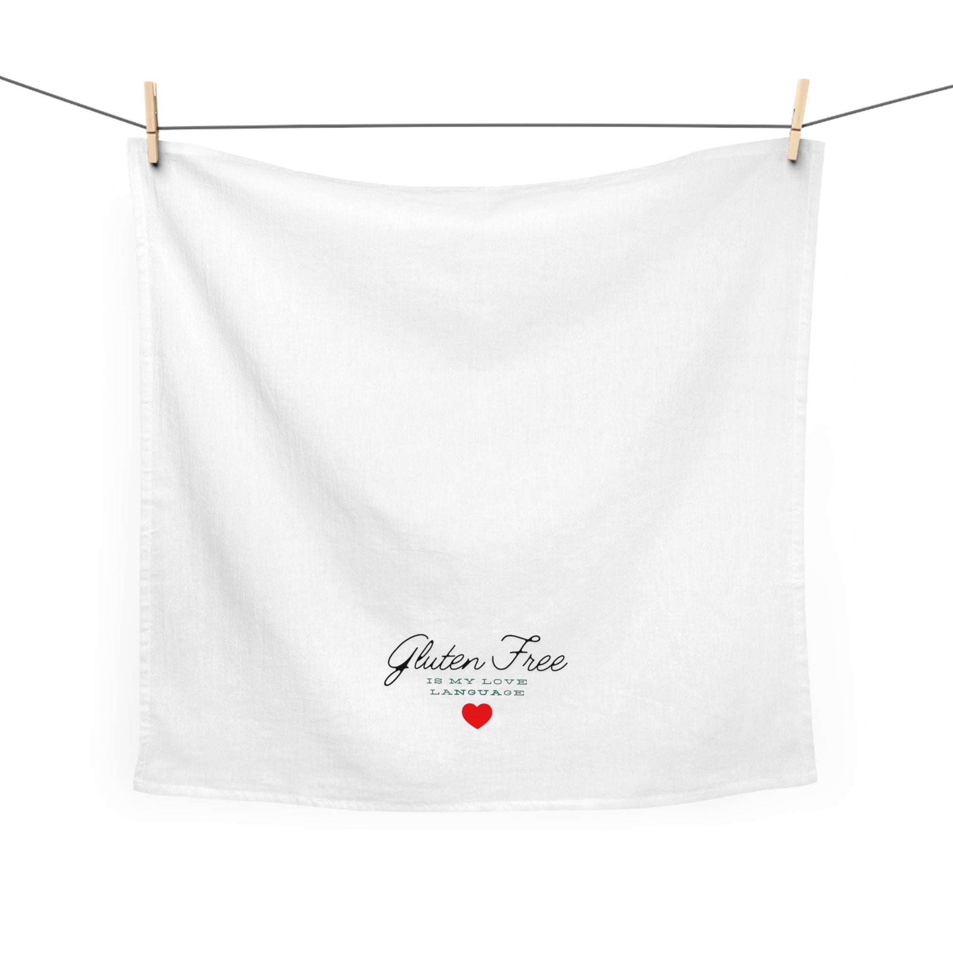 Gluten free is my love language tea towel - FatCeliac’s Store