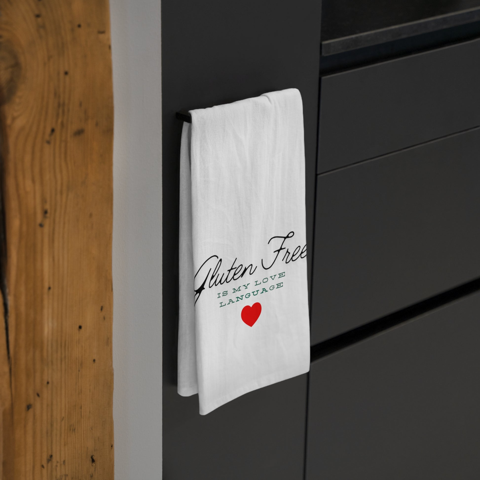 Gluten free is my love language tea towel - FatCeliac’s Store