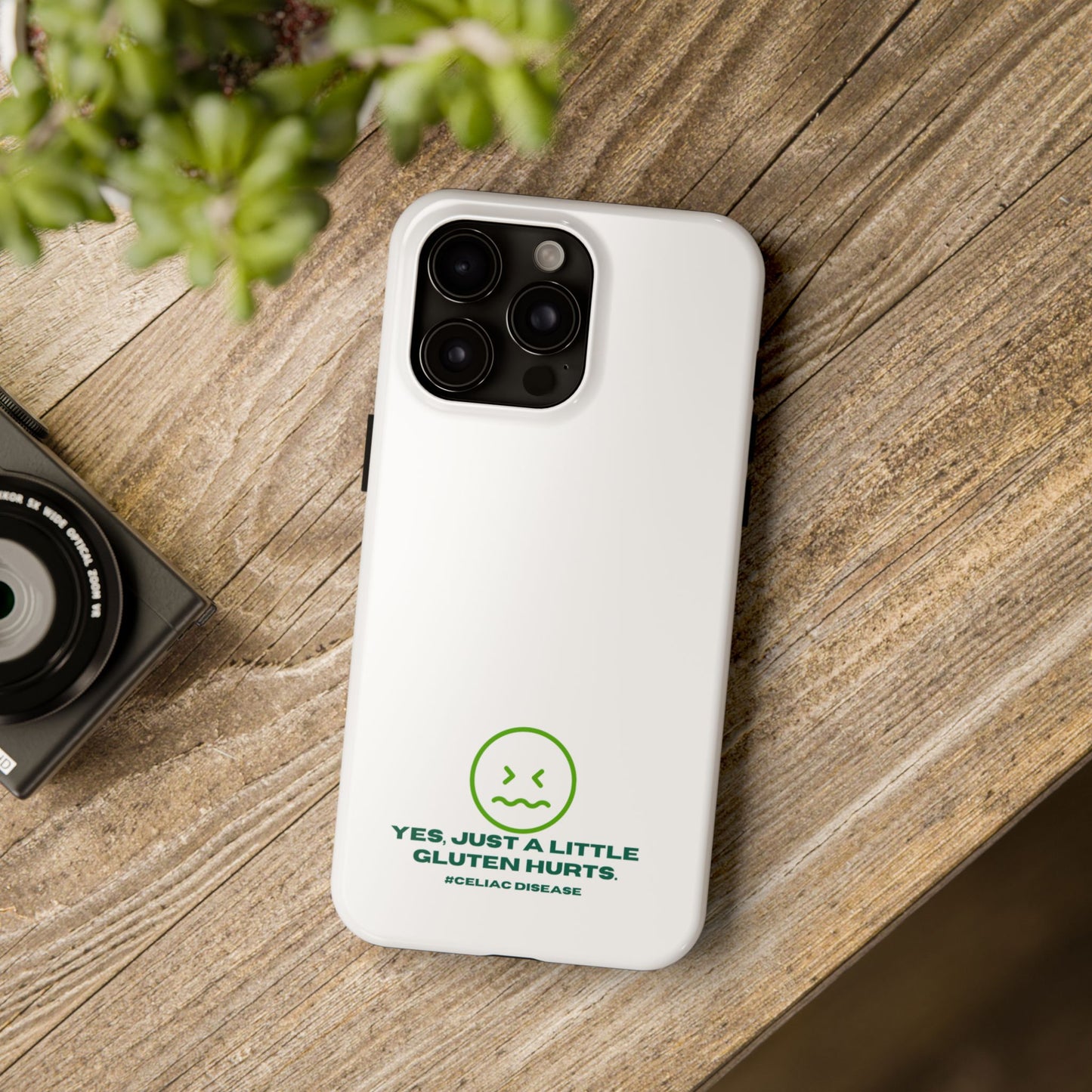 Yes, Just a little gluten hurts - phone case - FatCeliac’s Store