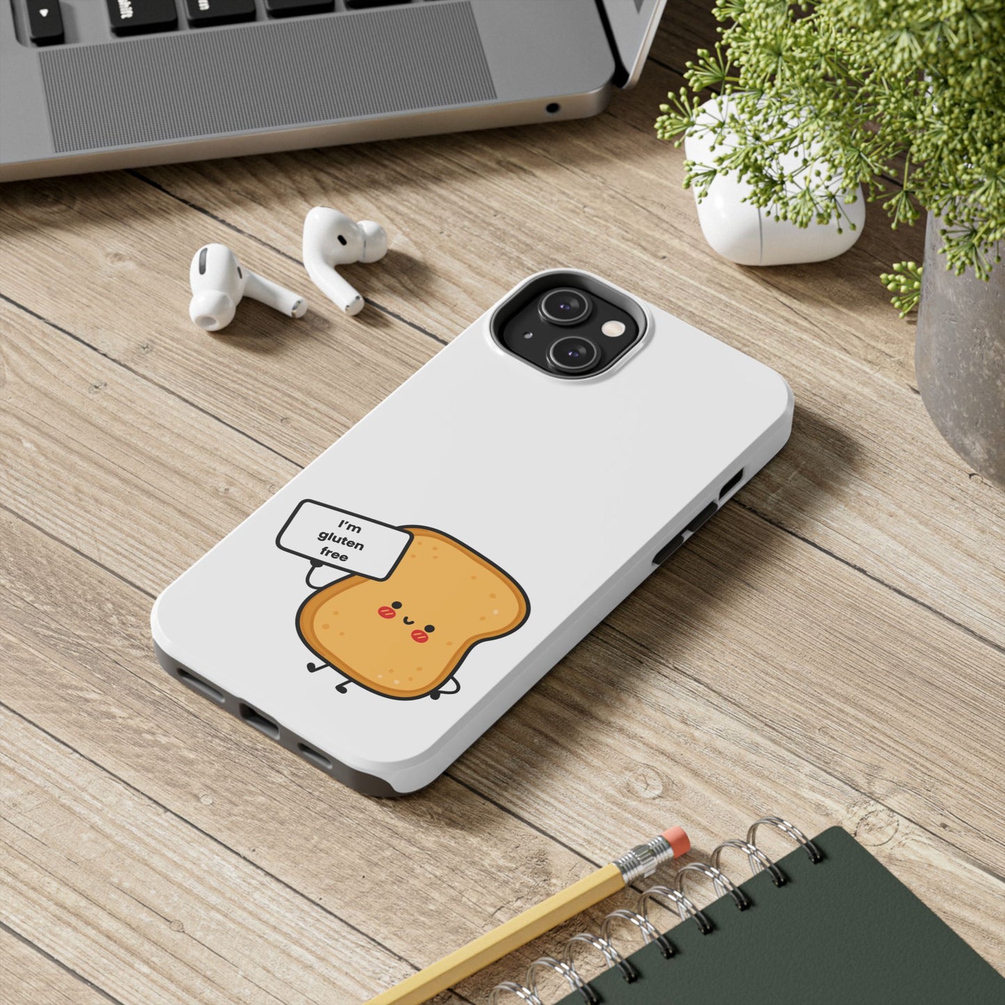 Gluten free toast - Funny Tough Phone Cases - FatCeliac’s Store