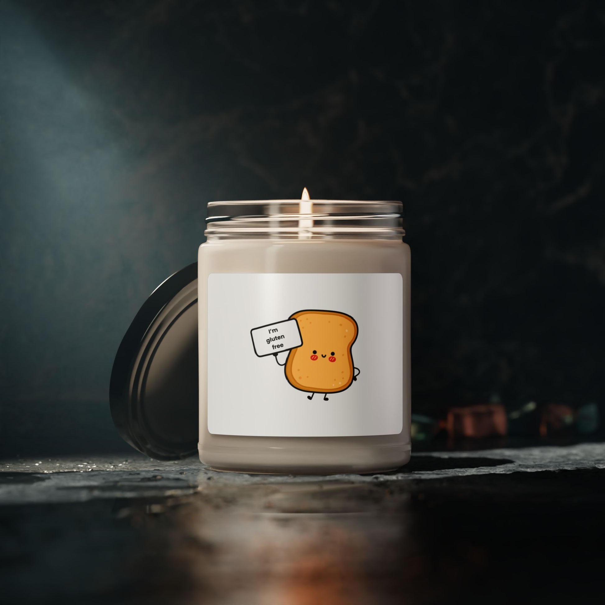 Gluten free Toast - Scented Soy Candle, 9oz - FatCeliac’s Store