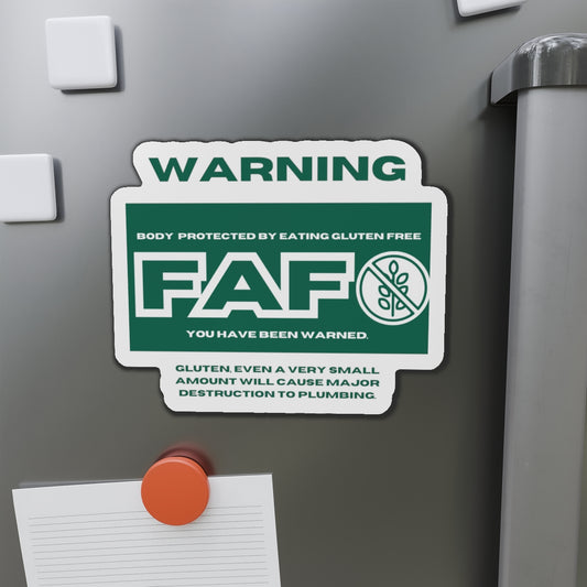 FAFO Gluten Free Magnet for Gluten Free Friends