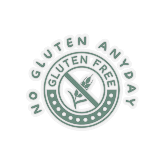 Gluten Free Kiss-Cut Sticker - No Gluten Everyday Design