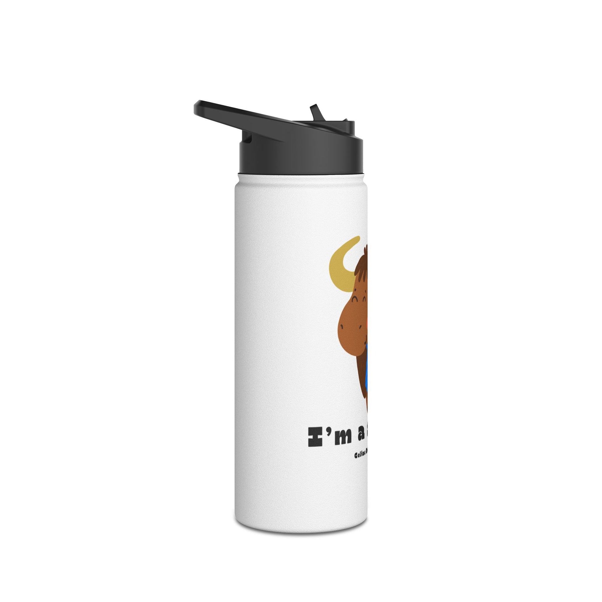 Silly Yak with Tie - Water Bottle - FatCeliac’s Store