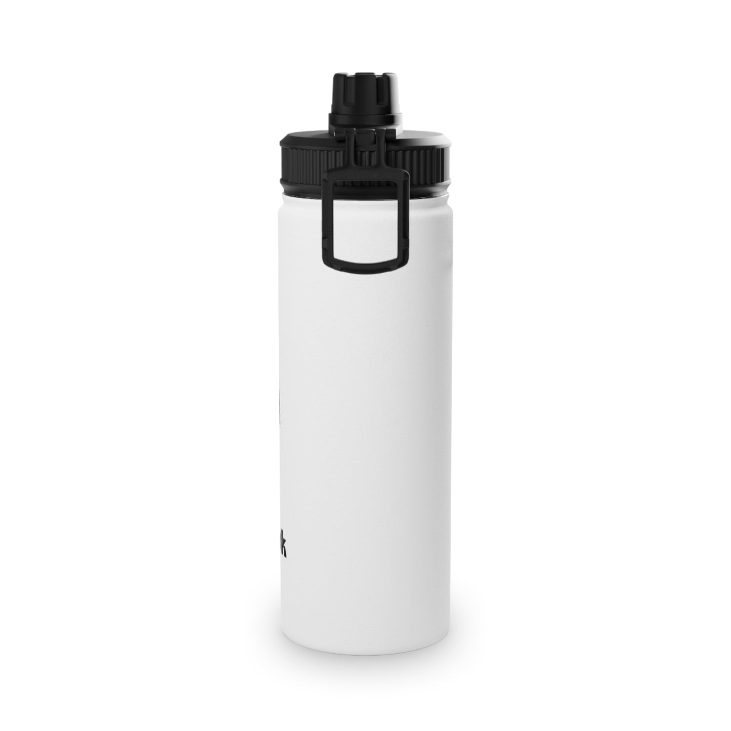 Water Bottle - Cute Silly Yak with Pink Bow Design