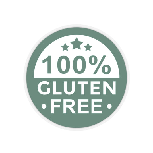 100% Gluten Free - Stickers - FatCeliac’s Store