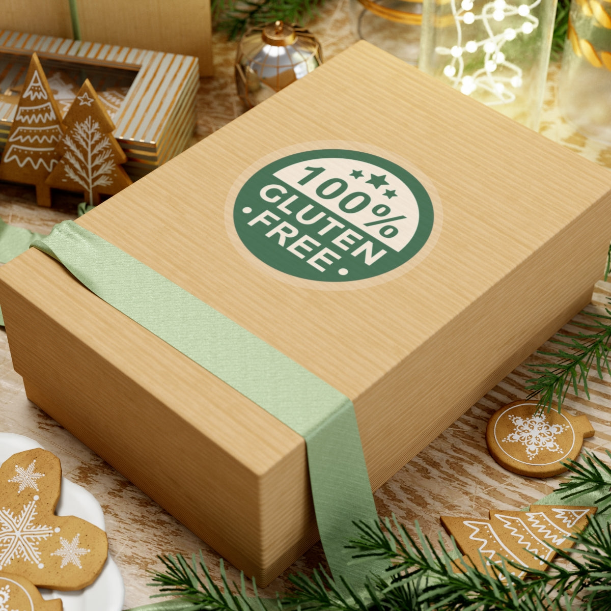 100% Gluten Free - Stickers - FatCeliac’s Store