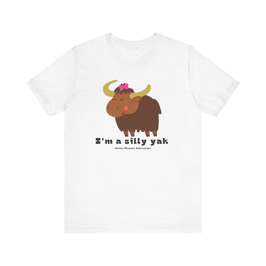 Celiac Awareness Tee with Silly Yak and Pink Bow
