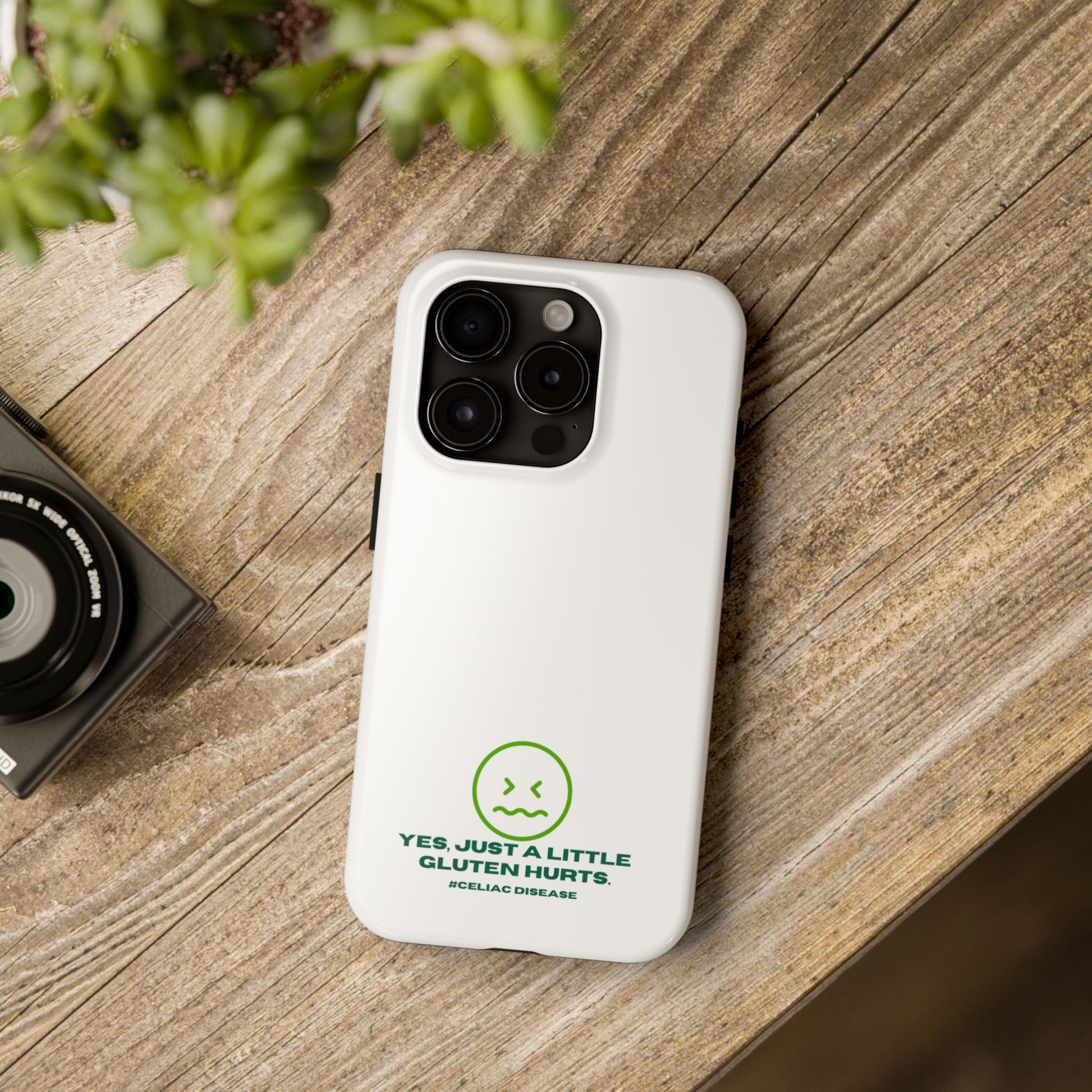 Yes, Just a little gluten hurts - phone case - FatCeliac’s Store