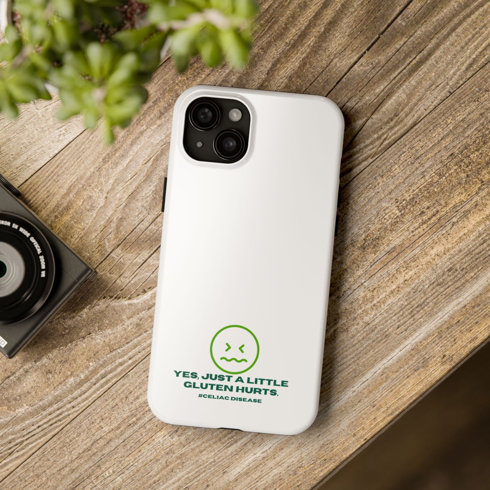 Yes, Just a little gluten hurts - phone case - FatCeliac’s Store