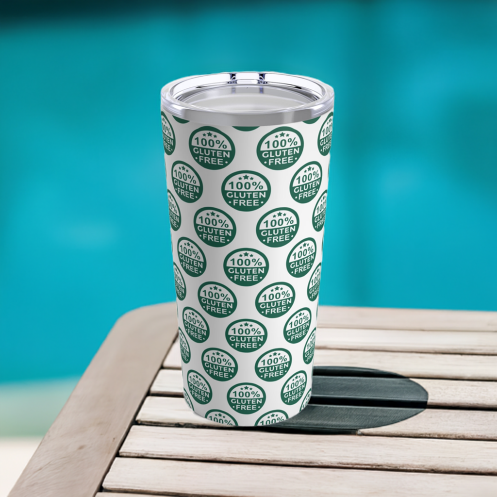100% Gluten Free - Tumbler 20oz - FatCeliac’s Store